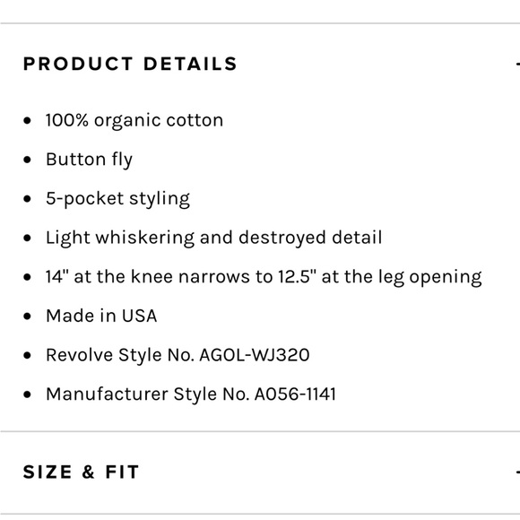 NWT Agolde Riley High Rise Straight Crop - Picture 7 of 8